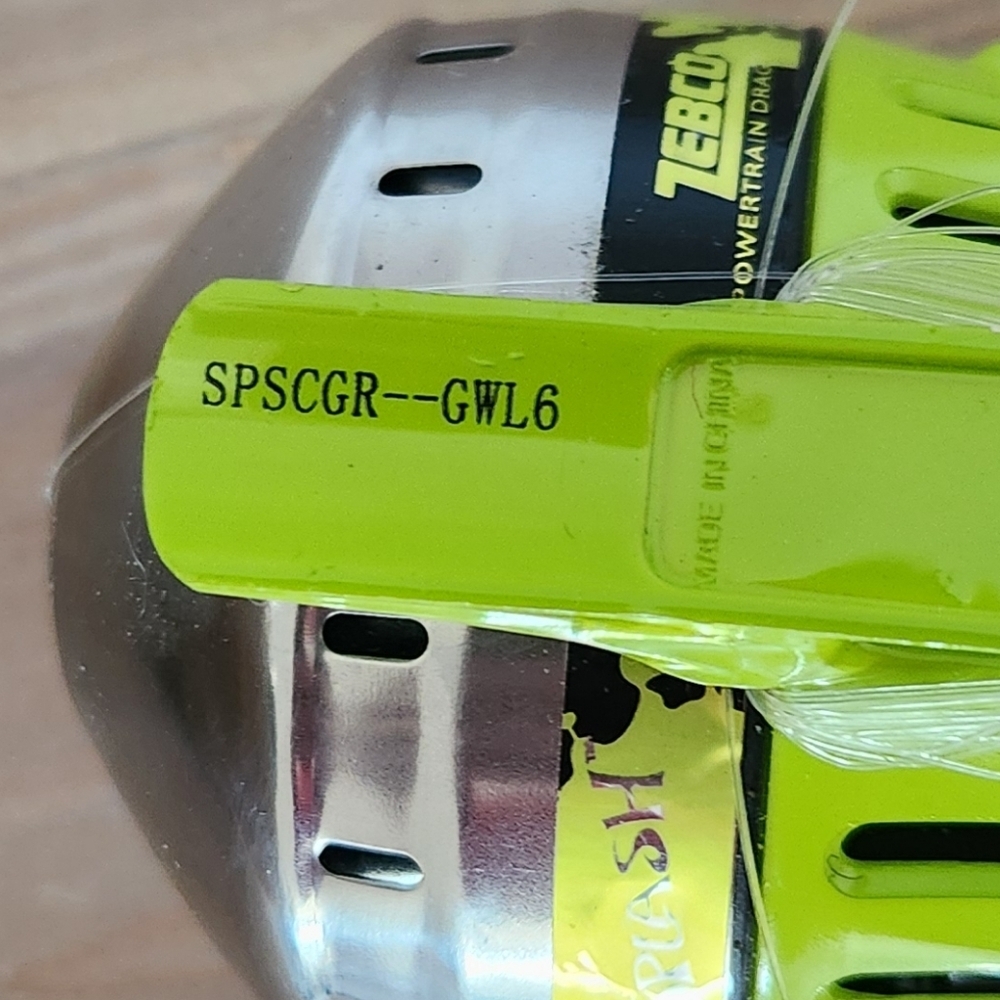 Zebco Splash Spincast Fishing Reel – Neon Green/Chartreuse - Picture 8 of 11